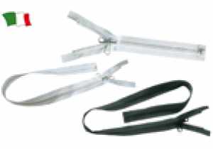 GENERAL PLASTIC SRL CERNIERA LAMPO DIVISIBILE PER TENDALINI BIANCA CM.100